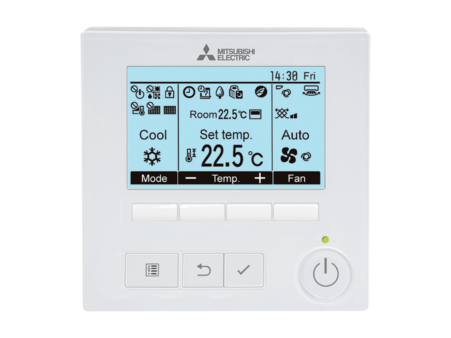 PAR-41MAA Standard Wired Remote Controller | Mitsubishi Electric